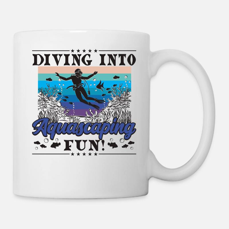 Tauchen Sie ein in den Aquascaping-Spaß! - Tasse - Weiß
