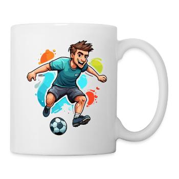 Footballer / Soccer / Pitch / Team - Mug - white - Right
