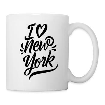 I Love New York City Big Apple USA America - Mug - white - Right