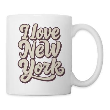 I Love New York City Big Apple USA America - Mug - white - Right