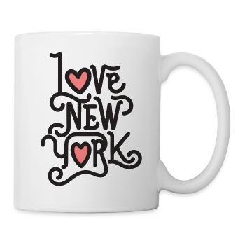 I Love New York City Big Apple USA America - Mug - white - Right