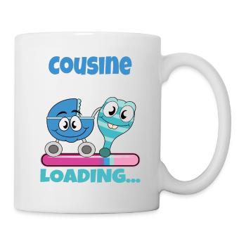 Cousine werden Cousine 2024 - Tasse - Weiß - Rechts