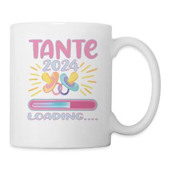 Tante 2024 Loading Tante werden 2024 - Tasse - Weiß - Rechts
