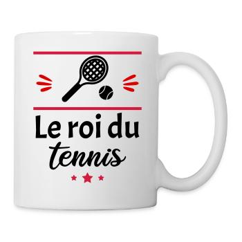 le roi du tennis, tennisman - Mug blanc - blanc - Droite