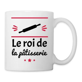 le roi de la patisserie - Mug blanc - blanc - Droite
