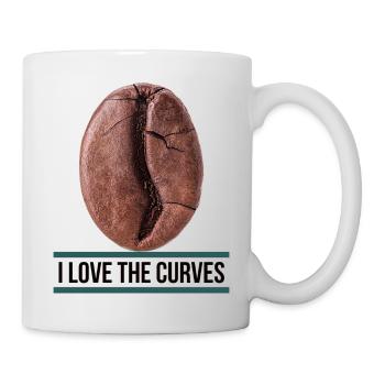 I LOVE THE CURVES - Tasse - Weiß - Rechts