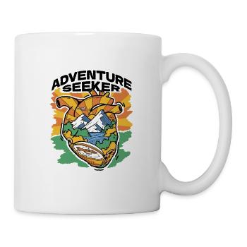 Nature's Compass Heart - Mug - white - Right