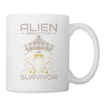 Alien, UFO, UAP, Space, Weltraum Flugobjekt - Tasse - Weiß - Rechts