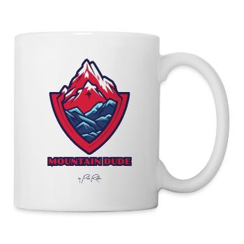 Das Berg Kerl Emblem - Tasse - Weiß - Rechts