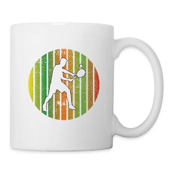 Tennisverein Tennisspieler Tennisliebhaber Tennis - Tasse - Weiß - Rechts