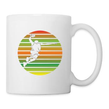 Basketballteam Basketballspieler Basketball - Tasse - Weiß - Rechts