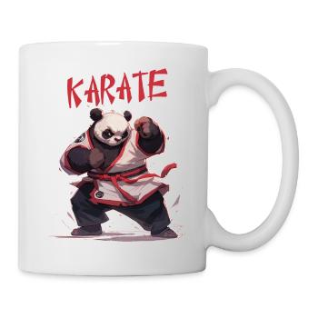 Lustiger japanischer Karate Panda Kawaii Karateka - Tasse - Weiß - Rechts