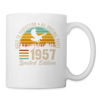 Légendaire 67e anniversaire 1957 - Mug blanc - blanc - Droite