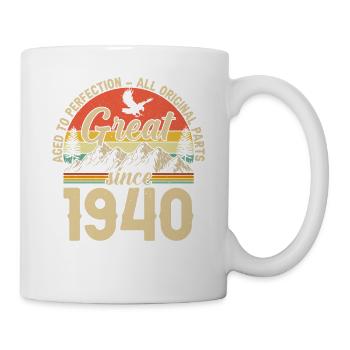 Anniversaire des années 1940 - Mug blanc - blanc - Droite