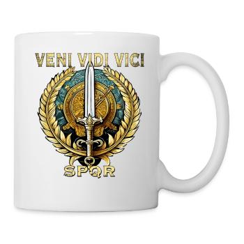 ROMA VENI VIDI VICI - Tasse - Weiß - Rechts