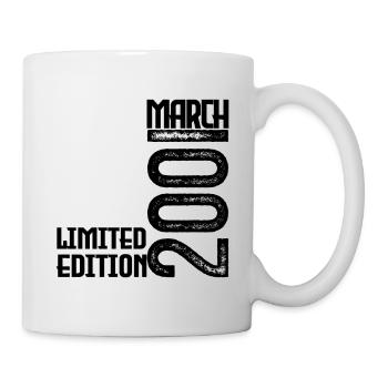 March 2001 Birthday Gift. March 2001. March - Mug - white - Right