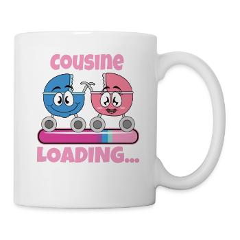 Devenez cousin Cousin 2024 - Mug blanc - blanc - Droite