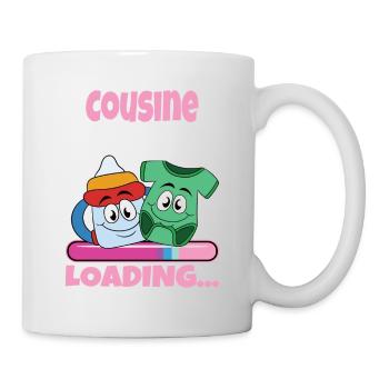 Devenez cousin Cousin 2024 - Mug blanc - blanc - Droite