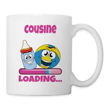Devenez cousin Cousin 2024 - Mug blanc - blanc - Droite