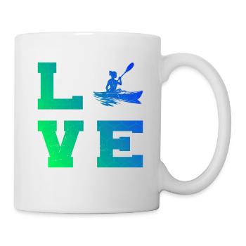 Canoë Kayak Femmes Kayak Kayak Homme - Mug blanc - blanc - Droite