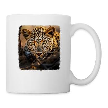Leoparde realistic Leopard - Mug - white - Right