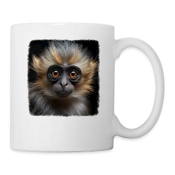 Gibbons realistic Gibbon - Tasse - Weiß - Rechts