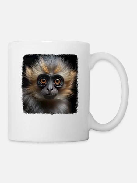 Gibbons realistic Gibbon - Tasse - Weiß