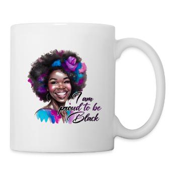 Proud to be Black - Black History Month African - Tasse - Weiß - Rechts