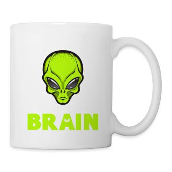Alien, UFO, UAP, Space, Weltraum Flugobjekt - Tasse - Weiß - Rechts