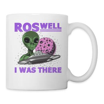 Alien, UFO, UAP, Space, Space Flying Object - Mug - white - Right