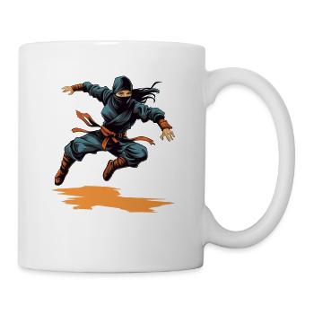 Charming Ninja Fighter I Ninja Girl I Ninja - Mug - white - Right