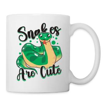 Les serpents sont mignons - Mug blanc - blanc - Droite