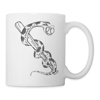 Serpent - Mug blanc - blanc - Droite
