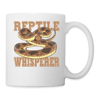 Reptilien-Flüsterer - Tasse - Weiß - Rechts
