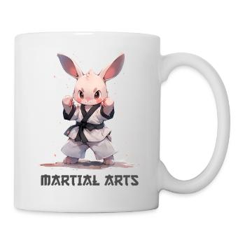 Funny Martial Arts Bunny MMA Kawaii Martial Arts - Mug - white - Right