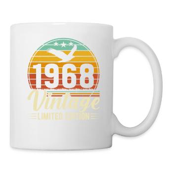 Né en 1968 - 56e anniversaire légendaire - Mug blanc - blanc - Droite