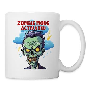 Zombie mode activated, Fun, Fun, Humor, Funny, - Mug - white - Right