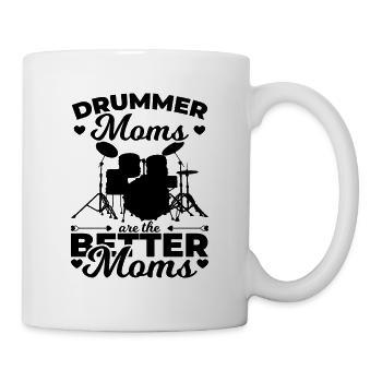 Maman batteur - Mug blanc - blanc - Droite