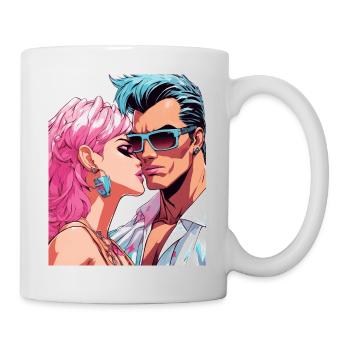 Anime Ensemble pour l’éternité - Mug blanc - blanc - Droite