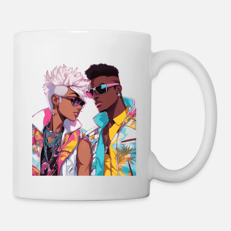 Le cœur de l’anime saute les battements - Mug blanc - blanc