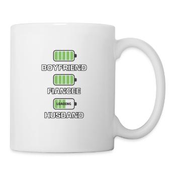 Funny father day outfit for dads and bonus dads - Mug - white - Right