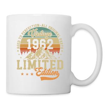Vintage 1962 - Retro Birthday - Mug - white - Right