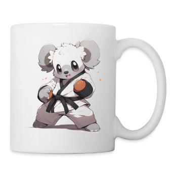 Drôle Koala Arts Martiaux MMA Kawaii Arts Martiaux - Mug blanc - blanc - Droite