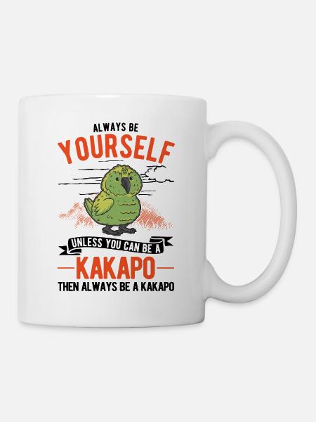 Always be yourself Kakapo - Tasse - Weiß