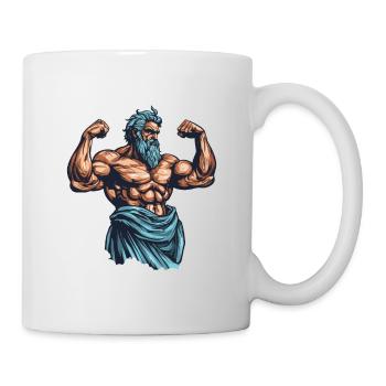 Bodybuilder Mythologie Bodybuilding Muskeln - Tasse - Weiß - Rechts