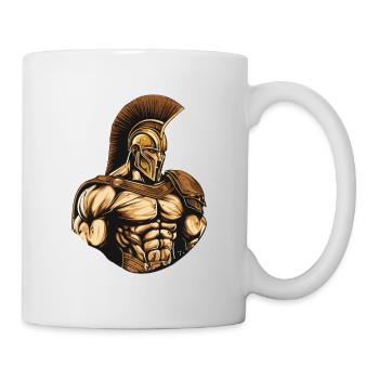 Spartan Gladiator Muscles Sparta 300 - Mug - white - Right