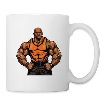 Workout Bodybuilder Muscles Bodybuilding Gym - Mug - white - Right