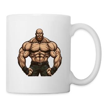 Workout Bodybuilder Gym Muscles Bodybuilding - Mug - white - Right