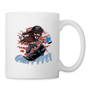 Graffiti Skater Sprayer Artist Street Art - Mug - white - Right