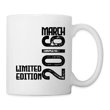 March 2016 Birthday Gift. March 2016. March - Mug - white - Right